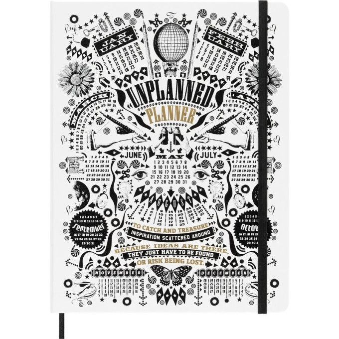 Ежедневник MOLESKINE LE LORENZO PETRANTONI XL 190х250мм, белый LEPLAN4LPETRABOX